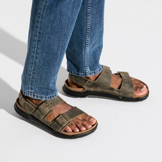 Birkenstock Milano Crosstown (Men's) - Faded Khaki