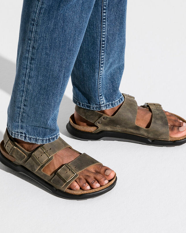 Birkenstock Milano Crosstown (Men's) - Faded Khaki