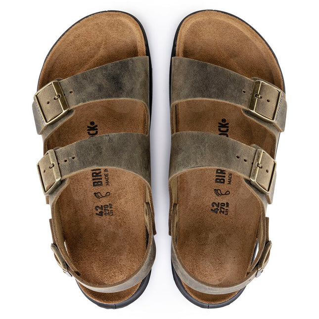 Birkenstock Milano Rugged (Men's) - Faded Khaki