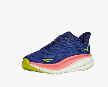 Hoka Clifton 9 (Women's) - Evening Sky/Coral