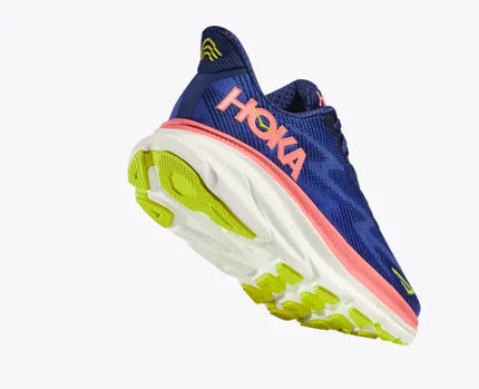 Hoka Clifton 9 (Women's) - Evening Sky/Coral