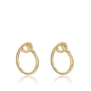 Karine Sultan Knot Hoop Earring