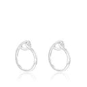 Karine Sultan Knot Hoop Earring