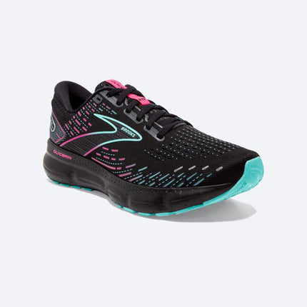 Brooks Glycerin 20 (Women's) - Black/Blue/Light Pink