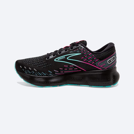 Brooks Glycerin 20 (Women's) - Black/Blue/Light Pink