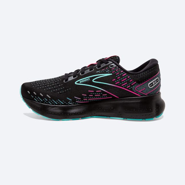 Brooks Glycerin 20 (Women's) - Black/Blue/Light Pink