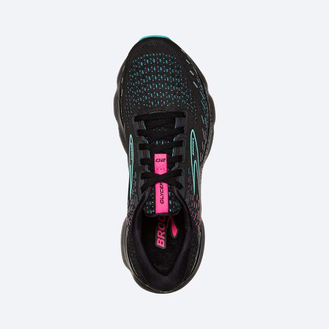 Brooks Glycerin 20 (Women's) - Black/Blue/Light Pink