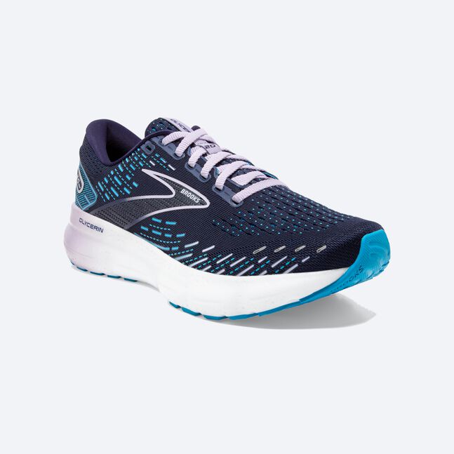 Brooks Glycerin 20 (Women's) - Peacoat/Ocean/Pastel Lilac