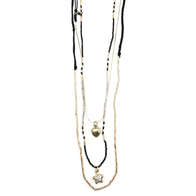 Sachi Star Charms Set of 3 Necklaces