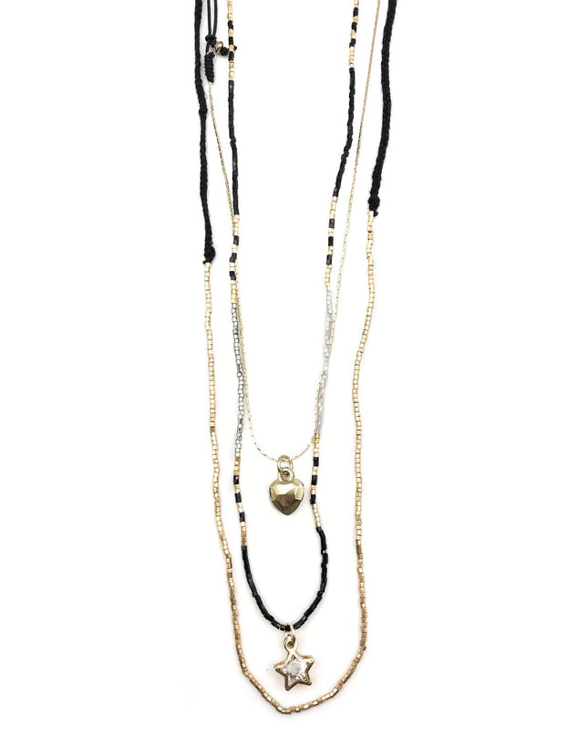 Sachi Star Charms Set of 3 Necklaces