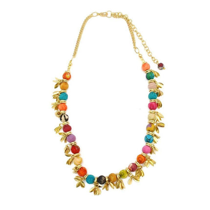 Aasha Fringe Short Necklace