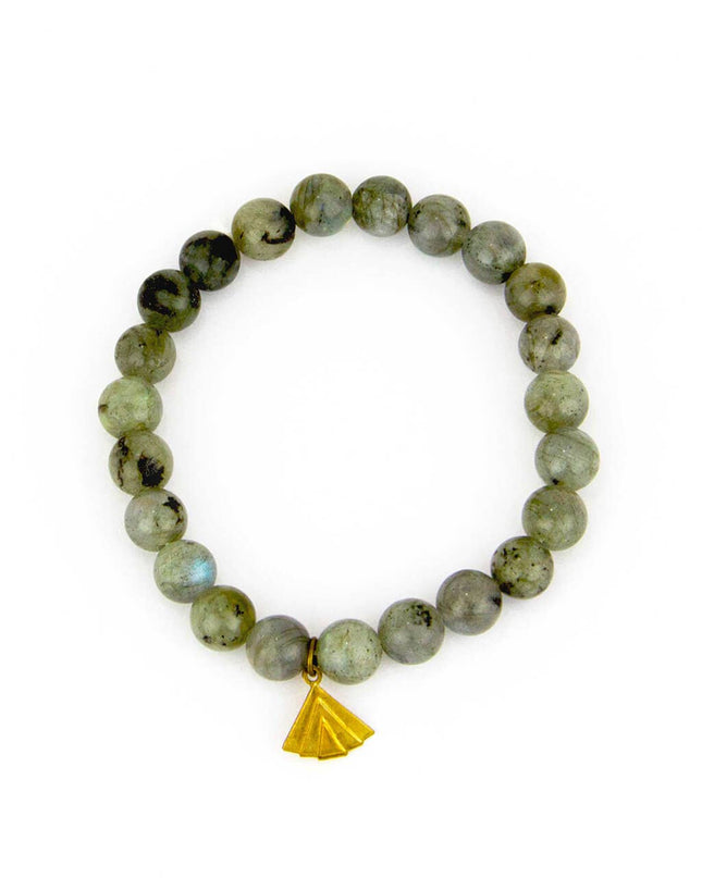 Santore Jewelry Company’s Labradorite Stone Mala Bracelet
