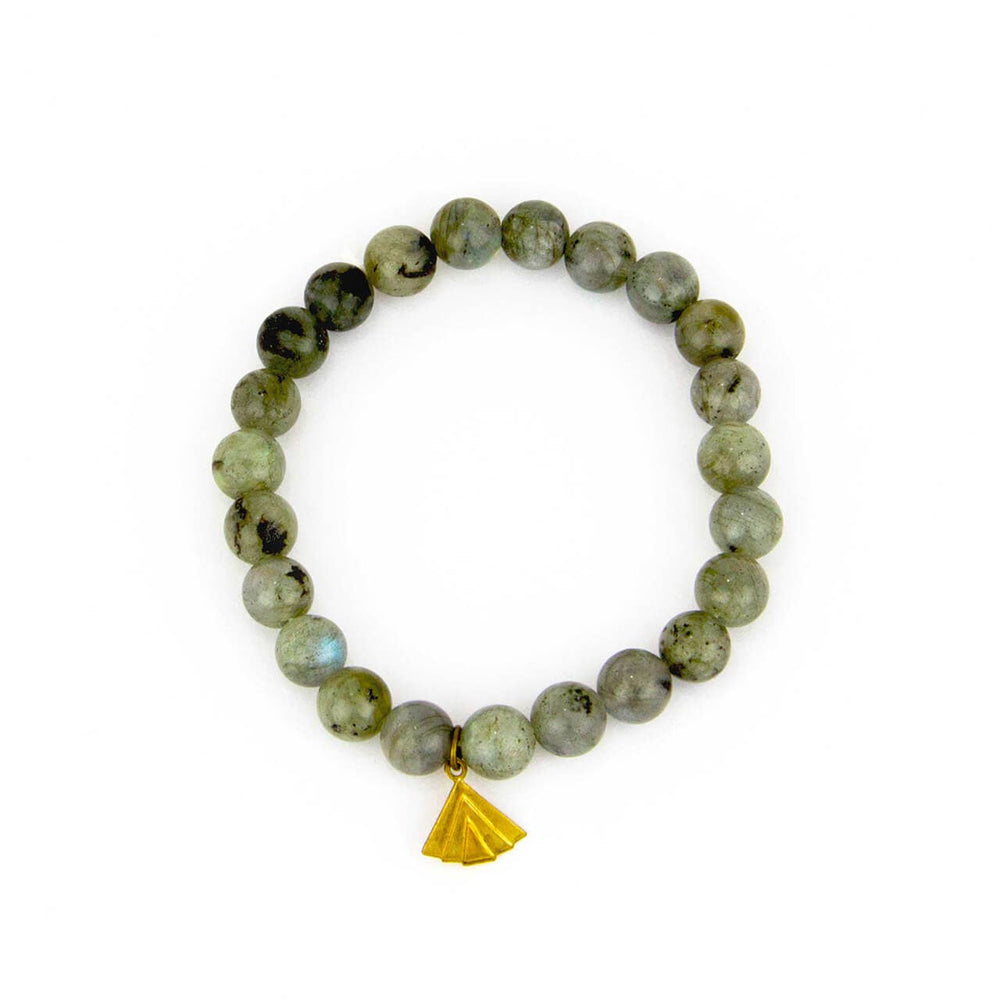 Santore Jewelry Company’s Labradorite Stone Mala Bracelet