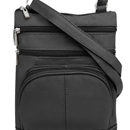 ROMA Cowhide Leather Small Crossbody