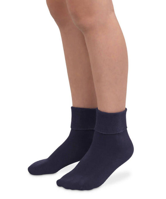 Jefferies Socks Smooth Toe Organic Cotton Turn Cuff Socks