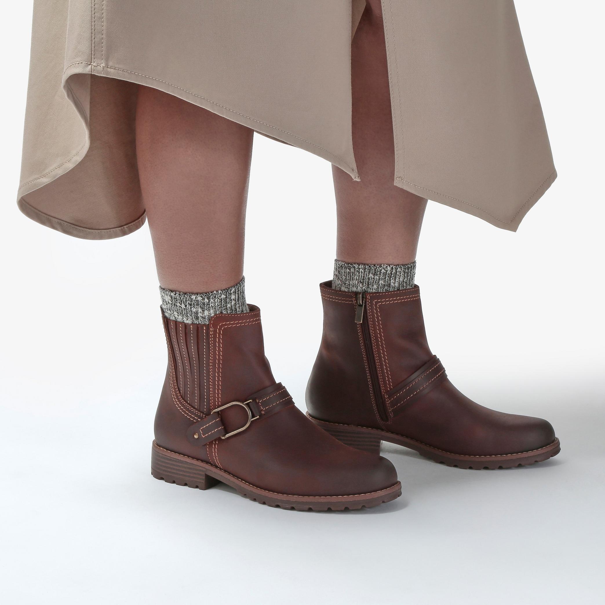 Clarks buckle online boots