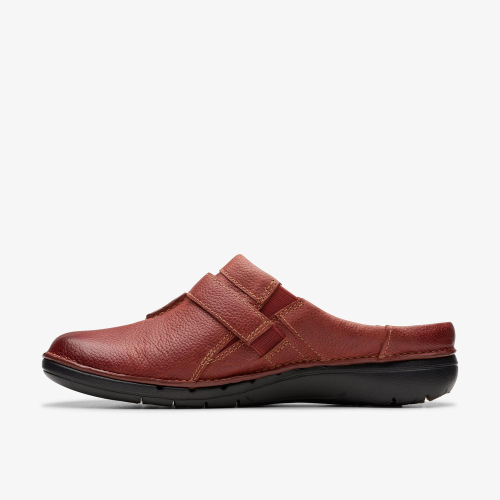 Clark's Un Loop Ease (Women's) - Chestnut Leather