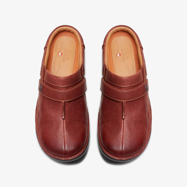 Clark's Un Loop Ease (Women's) - Chestnut Leather