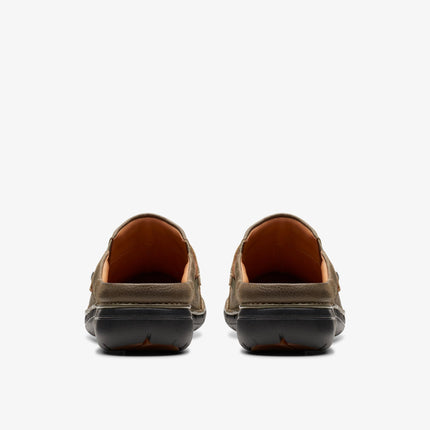 Clark's Un Loop Ease (Women's) - Dark Olive Leather