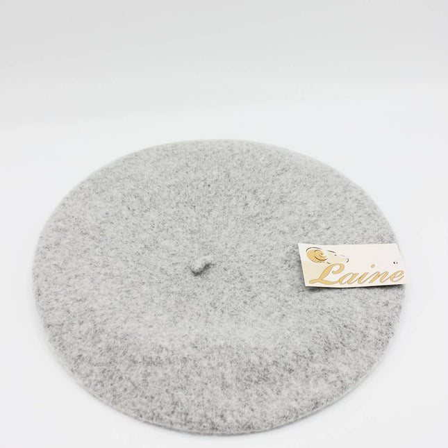 Classic Beret in Pure Wool