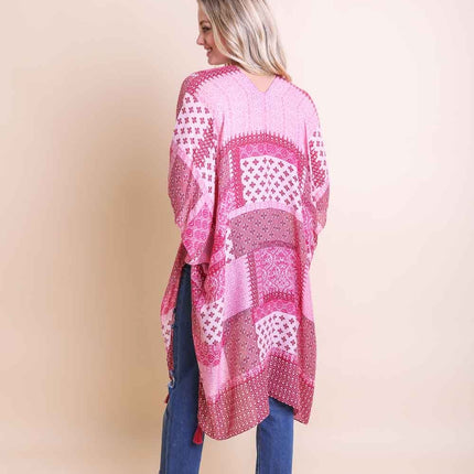 Color Graded Bohemian Patchwork Kimono