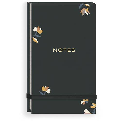 Bloomscape Ditsy Charcoal Fabric Notepad