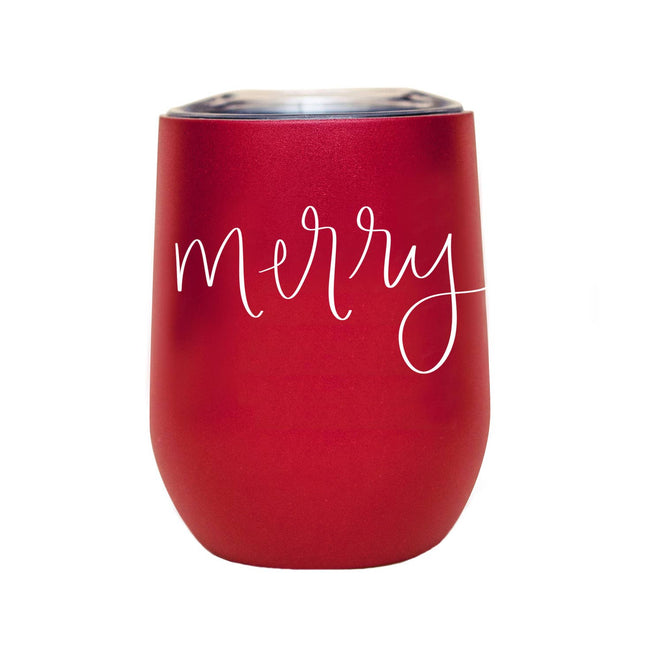 Christmas Metal Wine Tumbler