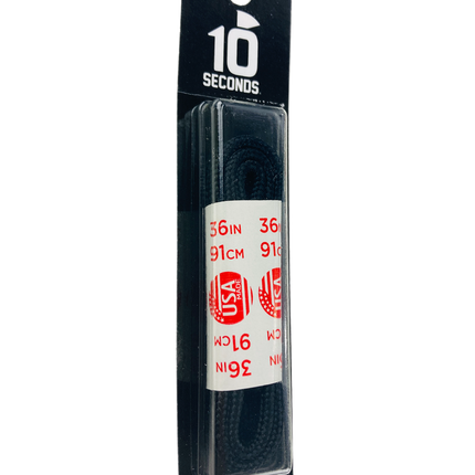 (NEW) 10 Seconds ® Round Dress Laces - Black