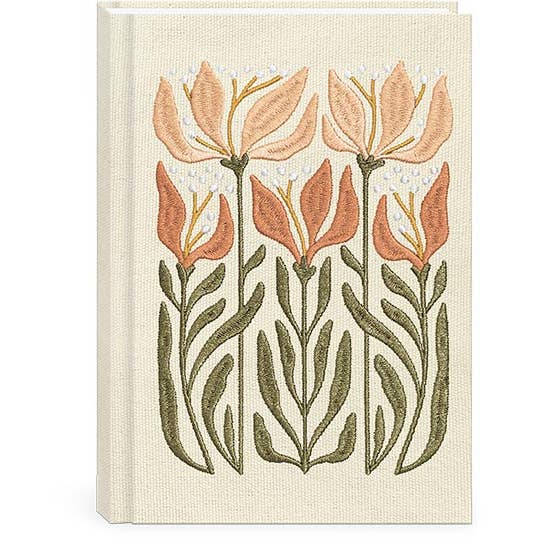 Fabric Journal Flower Market Lily