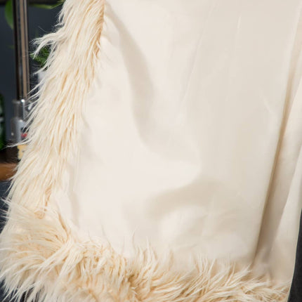 STOOSH Shaggy Fur  Mid Length Jacket