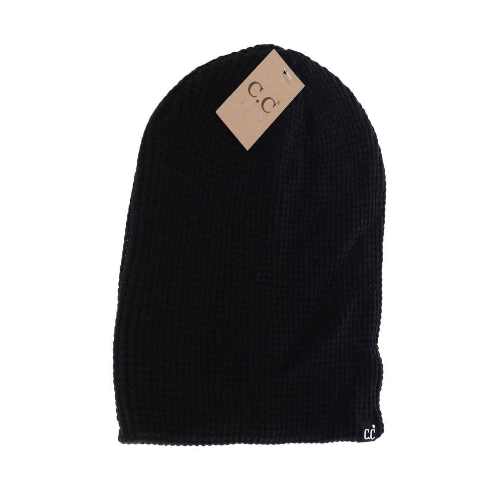 C.C.Beanie Unisex Waffle Knit Cuffed/Slouchy Beanie