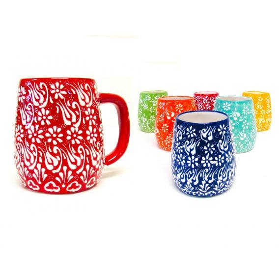 Pastel Design Ceramic Shepard Mug