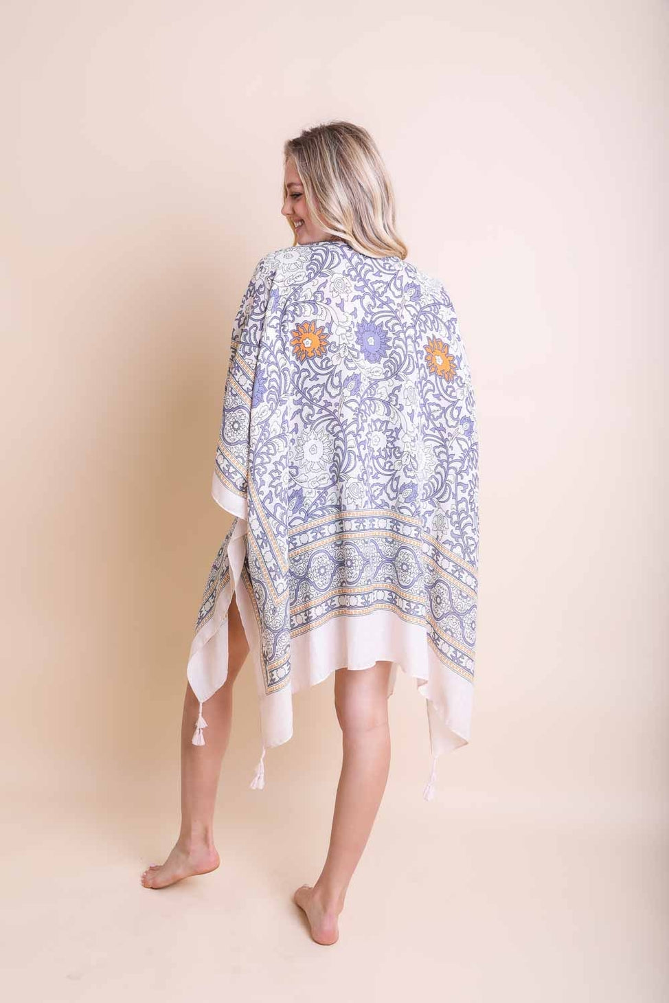 Morroco Tapestry Tassel Kimono