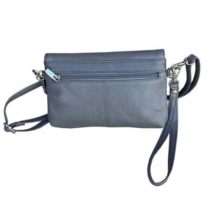 ROMA Cowhide Leather Convertible Crossbody/Clutch Bag