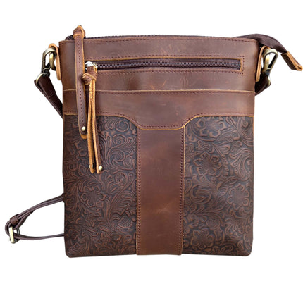 ROMA Vintage Leather Crossbody Shoulder Bag