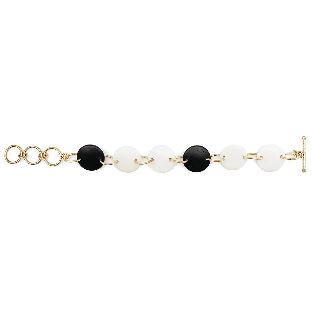 Omala Modern Monochrome Collection Round Beads Bracelet