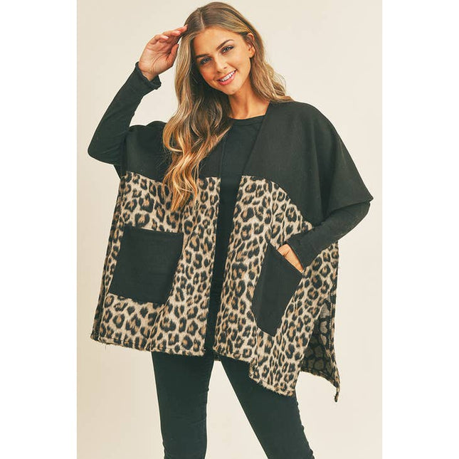 Leopard Pocket Kimono