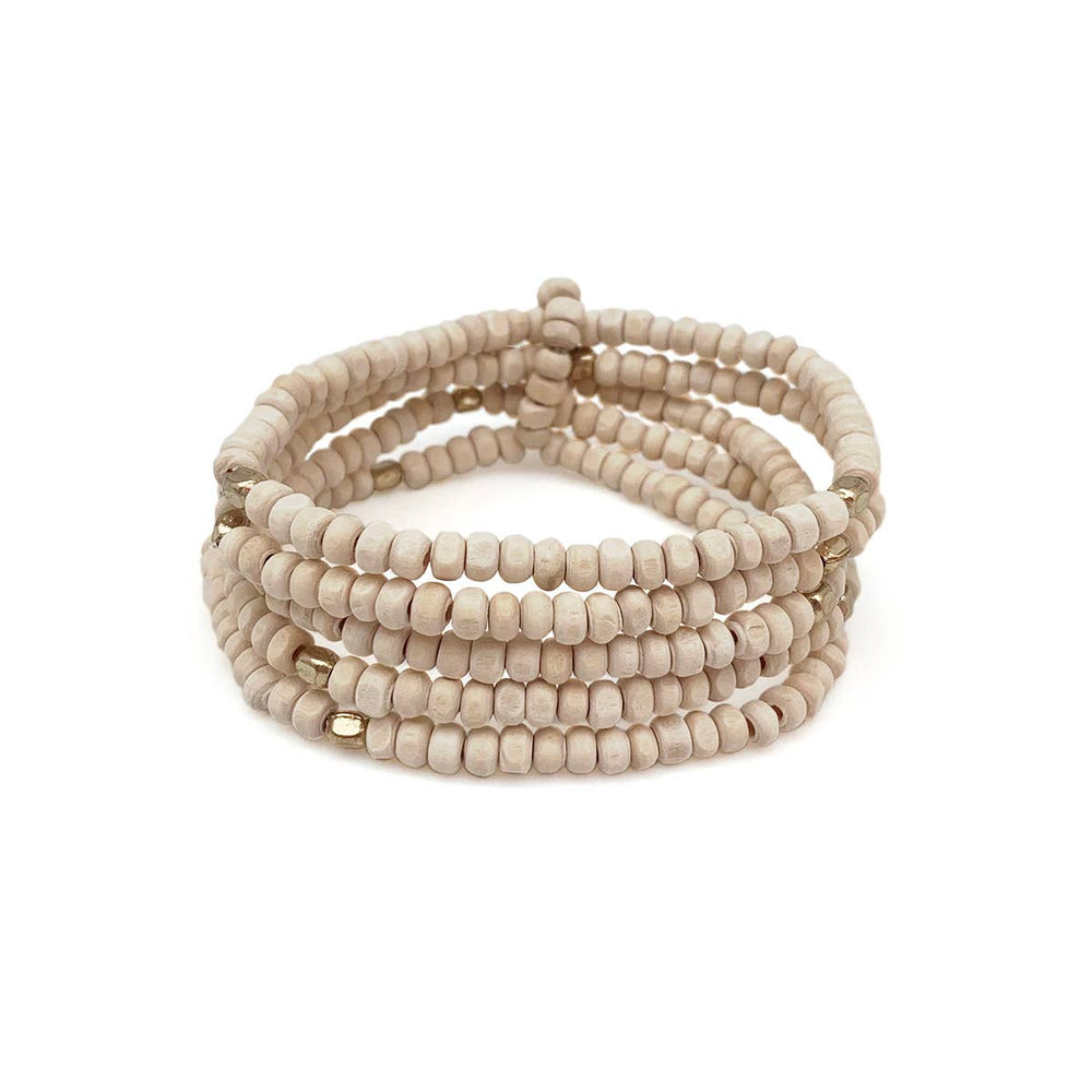 Sachi Chromatic Hues - Natural Multi-Strand Bracelet