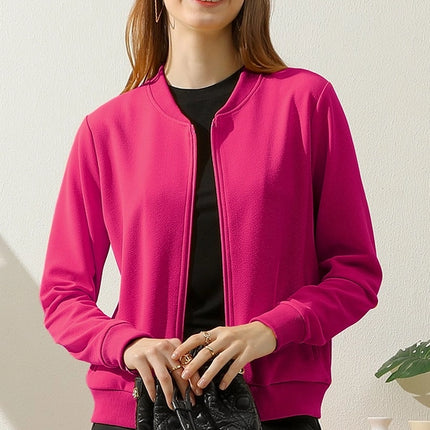 NINEXIS Zip Up Bomber Jacket