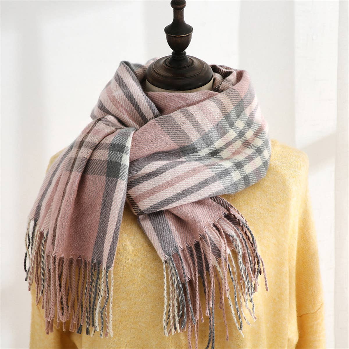 Women’s Winter Super Soft Scarf Tartan Plaid