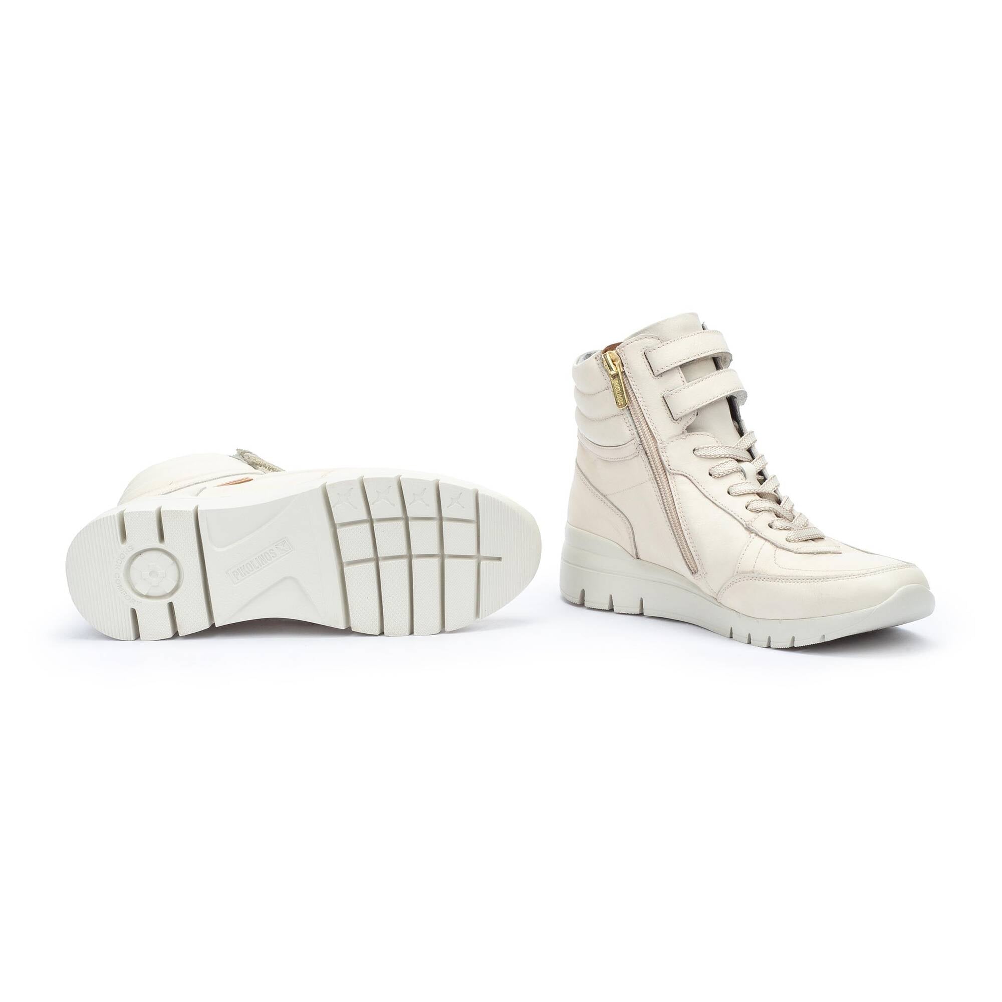 Pikolinos Cantabria high-top sneakers W4R-8577 (Women's) - Nata Leather