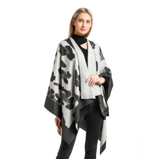 PRETTY PERSUASIONS Sierra Jaguar Reversible Cape