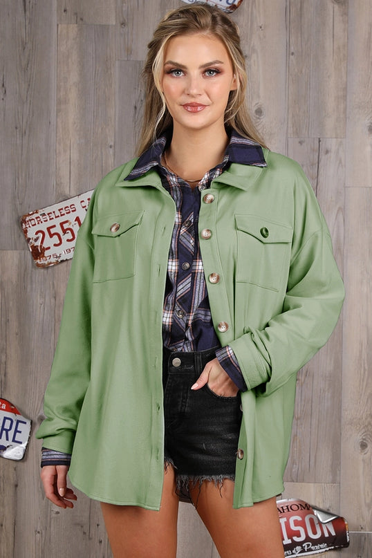 NINEXIS Warm Button Down Jacket