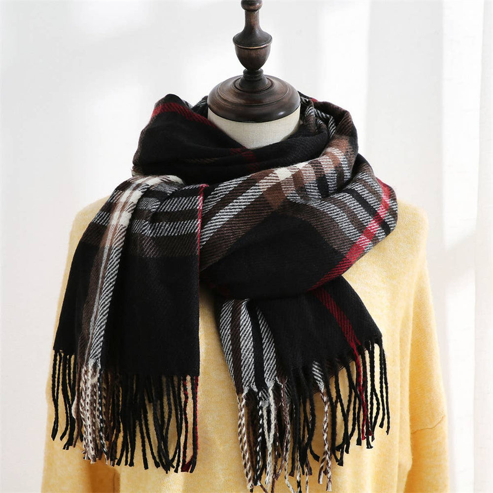 Women’s Winter Super Soft Scarf Tartan Plaid