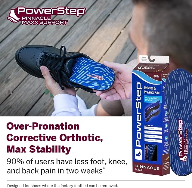 Powerstep Pinnacle Maxx Support Orthotic (Unisex)