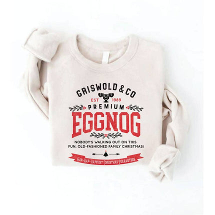 Griswold & Co Premium Eggnog Graphic Sweatshirt