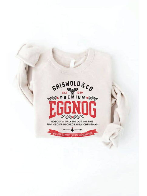 Griswold & Co Premium Eggnog Graphic Sweatshirt
