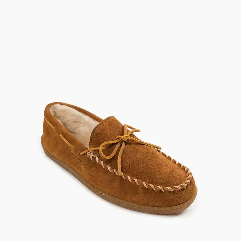 Minnetonka Pile Lined Hardsole (Men's) - Brown