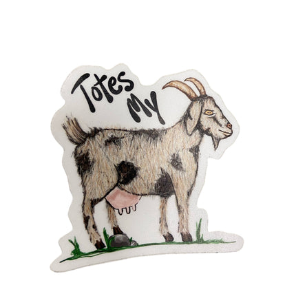 Nice Enough "Totes My Goat" Sticker