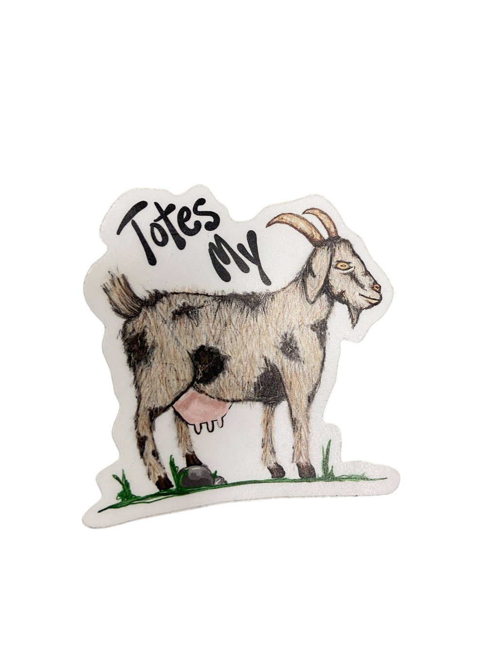 Nice Enough "Totes My Goat" Sticker